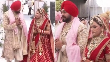 Abhishek Sharma's Sister Komal Sharma Marries Businessman Lovish Oberoi in Amritsar (Watch Video)