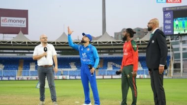How to Watch AFG vs BAN 2nd T20I 2025 Live Streaming in India? Get Free Telecast Details of Afghanistan vs Bangladesh Cricket Match With Time in IST