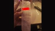 Aisle Dating App Scam: Mumbai Man Duped of INR 10,000 at Thane Bar After Receiving Bill of INR 24,000, Says 'She Kept On Ordering Blue Label Until She Had 4' (See Pics)