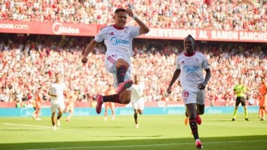 Sevilla 4-1 Barcelona, La Liga 2025-26: Alexis Sanchez Scores His Against Former Side as Catalan Giants Suffer Big Defeat