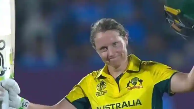 Alyssa Healy Scores Sixth Century in WODIs, Australia Captain Achieves Feat During IND-W vs AUS-W ICC Women’s World Cup 2025 Match