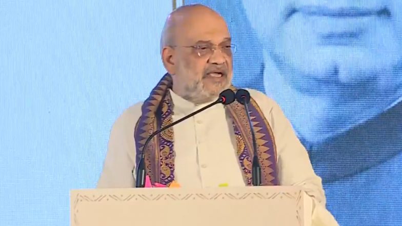 Amit Shah Claims Muslim Population in India Rising Due to Infiltration, Says ‘Hindus of Pakistan, Bangladesh Have As Much Right to This Land as Me’ (Watch Video)