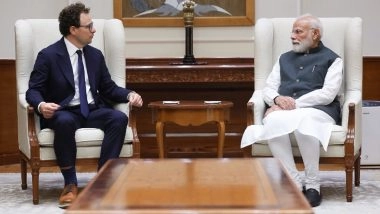 PM Narendra Modi Meets Anthropic CEO Dario Amodei, Discusses AI Company’s Expansion Plans for Indian Market Amid Surge in Claude Code App