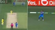 Travis Head Wicket Video: Watch Arshdeep Singh Dismiss Australia Opener Cheaply During IND vs AUS 1st ODI 2025