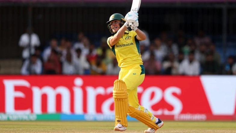Ashleigh Gardner Slams First Century in ICC Women's World Cup 2025; Australia Women's All-Rounder Achieves Feat During AUS-W vs NZ-W Match