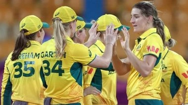 Australia Women Beat Pakistan Women by 107 Runs in ICC Women’s World Cup 2025; Beth Mooney’s Century and Bowlers Help Defending Champions Register Second Win