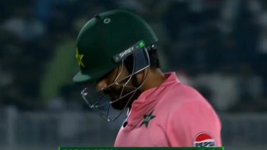 Babar Azam Wicket Video: Watch Pakistan Star Batter Fall for a Duck on His T20I Comeback During PAK vs SA 1st T20I 2025