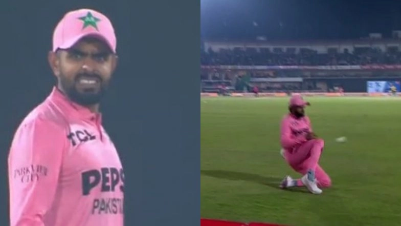 Video del lanzamiento del programa Babar Azam: vea a la estrella de Pakistán derramar la tienda de Shind George Chind durante PASK VS I2DI 2025 Video del lanzamiento del programa Babar Azam: vea a la estrella de Pakistán derramar la tienda de Shind George Chind durante PASK VS I2DI 2025