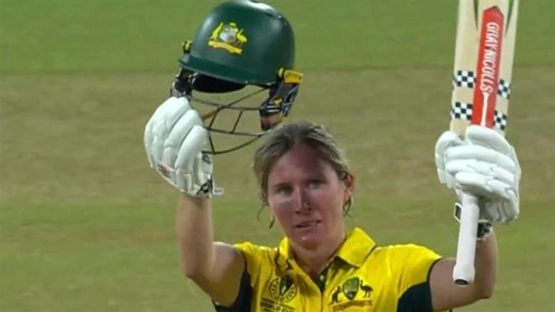 Beth Mooney Scores Fifth Century in WODIs, Australia Batter Achieves Feat During AUS-W vs PAK-W ICC Women's World Cup 2025 Match