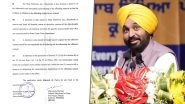 Bhagwant Mann Viral MMS Controversy: AAP Calls Punjab CM's Viral 'Obscene' Video Fake, Says Mohali Court Has Ordered Removal of AI Deepfake Clip