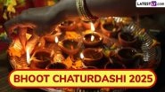 Bhoot Chaturdashi 2025 Date, Time: When Is Kali Chaudas? Know Chaturdashi Tithi, Puja Timings, Muhurat, Rituals and Significance of the Day Observed Day Before Naraka Chaturdashi