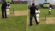 Little Boy Touches Ms Dhoni&rsquo;s Feet During Velammal Cricket Stadium Inauguration (Watch Video)