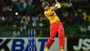Brian Bennett Becomes First Player In T20I History to Hit Six Fours in An Over, Achieves Fit During Zimbabwe vs Kenya ICC T20 World Cup Africa Regional Qualifiers 2025 Semifinal
