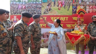 Bhai Dooj 2025: Delhi CM Rekha Gupta Celebrates Bhau Beej With Jawans, Promises Water Pipeline for Camp Established in 1982 (See Pics)