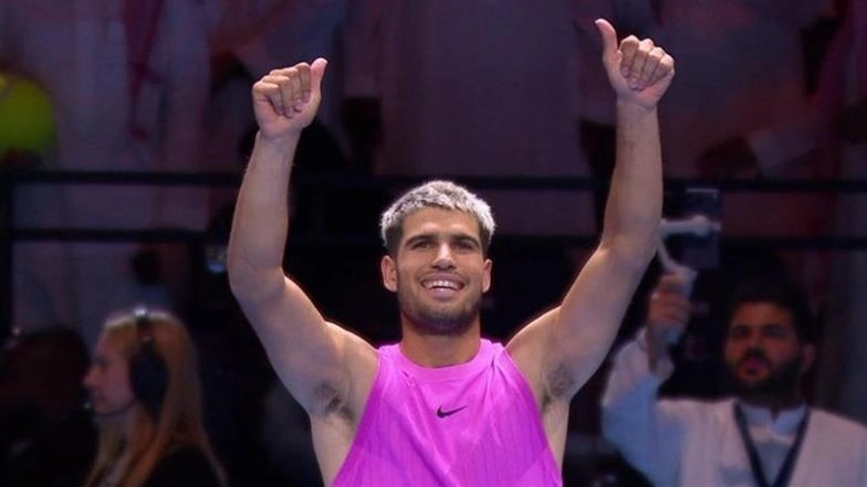 Carlos Alcaraz vs Jannik Sinner, Six Kings Slam 2025 Free Live Streaming Online: How To Watch Live TV Telecast of Men's Singles Final Tennis Match?