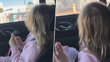 'I See Daddy': Erika Kirk Shares Heartwarming Video of Her Daughter Saying Her Father's Name As They Drive by Turning Point USA Headquarters