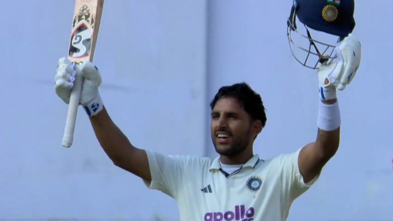 Dhruv Jurel Scores His Maiden Century in Test Cricket, Achieves Feat During IND vs WI 1st Test 2025