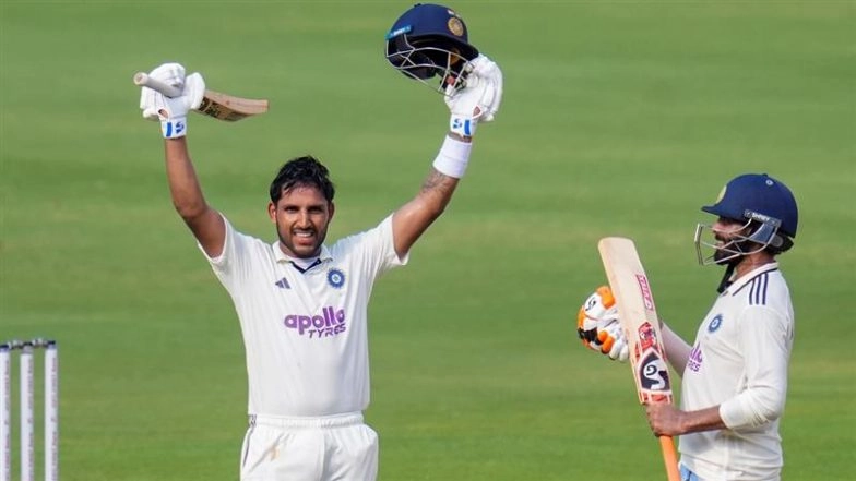 IND vs WI 2nd Test 2025 Day 2 Stumps: KL Rahul, Ravindra Jadeja, Dhruv Jurel Score Centuries As India Continue to Dictate Terms Against West Indies With Massive Lead