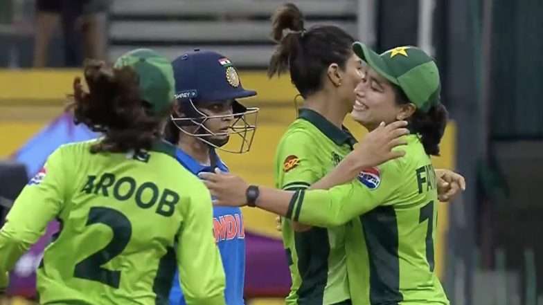 ICC Women's World Cup 2025: Pakistan Bowl India Out for First Time in Women's ODIs, Pacer Diana Baig Makes History During IND-W vs PAK-W Match