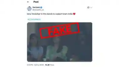 Fact Check: Did Sara Tendulkar Attend IND-W vs PAK-W ICC Women's World Cup 2025 Match in Colombo? Here's the Truth About Viral Picture