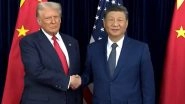 APEC Summit 2025: Donald Trump Calls Chinese President Xi Jinping &lsquo;Very Tough Negotiator&rsquo; During Bilateral Talks in South Korea's Busan (Watch Videos)