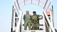 After Rafale Sortie, President Droupadi Murmu Poses With Squadron Leader Shivangi Singh Whose &lsquo;Capture&rsquo; Was Falsely Claimed by Pakistani Media