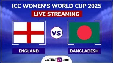 England Women vs Bangladesh Women Free Live Streaming Online of ICC Women’s Cricket World Cup 2025: How To Watch ENG-W vs BAN-W CWC Match Free Live Telecast in India?