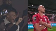 Kylian Mbappe Applauds in Stands as Brother Ethan Mbappe Scores Equaliser for Lille in 1-1 Ligue 1 2025-26 Draw Against PSG (Watch Video)