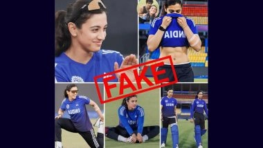 Fact Check: Smriti Mandhana Flaunting Six-Pack Abs? Here’s the Truth About Viral Picture of India Women’s National Cricket Team Vice-Captain