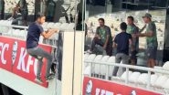 Massive Security Breach As Fan Enters Pakistan Dressing Room Balcony To Meet Babar Azam During PAK vs SA 1st Test 2025 in Lahore (Watch Video)