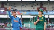 IND-W vs SA-W ICC Women's World Cup 2025 Toss Report and Playing XI: South Africa Captain Laura Wolvaardt Elects To Field First, Amanjot Kaur Replaces Renuka Thakur For India