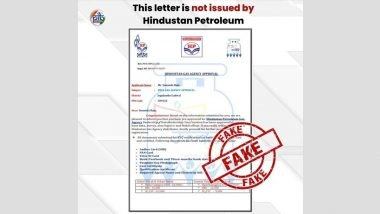 Fact Check: Did Hindustan Petroleum Issue an Approval Letter To Provide LPG Agency Dealership or Distributorship? PIB Reveals Truth About Viral Letter