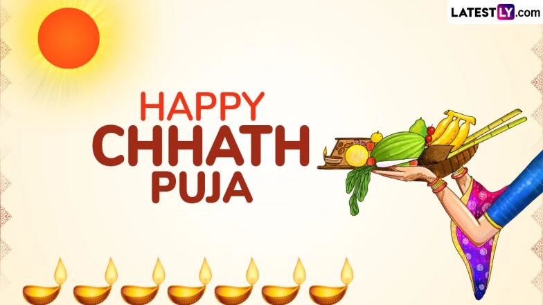 Happy Chhath Puja 2025 Greetings, Messages and Images: Share Happy Chhath Wishes, WhatsApp Stickers and HD Wallpapers To Celebrate the Festival