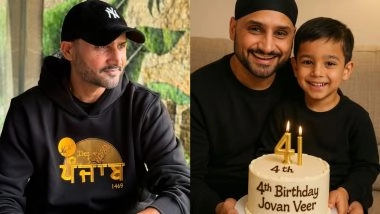 'Whose Son is This?' Harbhajan Singh Slams AI-Generated Picture of Him and His Child Jovan Veer Singh Plaha on Social Media (See Post)