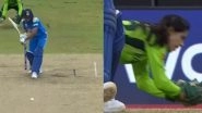 Harmanpreet Kaur Wicket Video: Watch Pakistan Wicketkeeper Sidra Nawaz's Catch as Diana Baig Accounts for India Captain in IND-W vs PAK-W ICC Women's World Cup 2025 Match