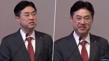 'Namaste': LG Electronics India MD Hong Ju Jeon Delivers His Speech in Hindi During NSE Listing Ceremony, Video Goes Viral