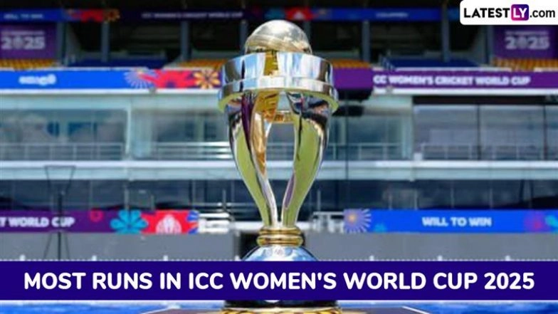 Check List of Highest Run-Scorers in ICC Women's World Cup 2025