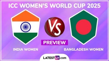 When is IND-W vs BAN-W ICC Women’s World 2025 Match? What is the H2H Record? Who Are the Key Players? Read India Women vs Bangladesh Women Match Preview