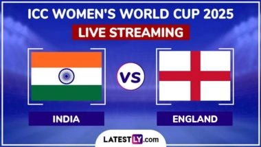 India Women vs England Women Free Live Streaming Online of ICC Women’s Cricket World Cup 2025: How To Watch IND-W vs ENG-W CWC Match Free Live Telecast in India?