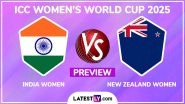 When is IND-W vs NZ-W ICC Women’s World 2025 Match? What is the H2H Record? Who Are the Key Players? Read India Women vs New Zealand Women Match Preview