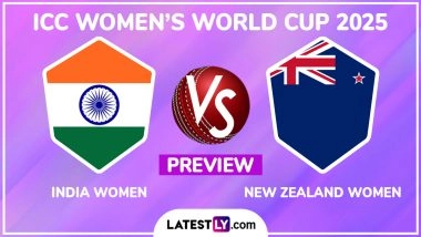 IND-W vs NZ-W ICC Women's World Cup 2025 Preview: Check H2H Record, Key Players and Other Details