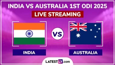 India vs Australia Free Live Streaming Online, 1st ODI 2025: How To Watch IND vs AUS Cricket Match Live Telecast on TV?
