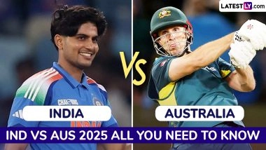 India vs Australia 2025: Schedule, Venues, Squads, Live Streaming, Telecast Details and All You Need To Know About IND vs AUS ODI and T20I Series