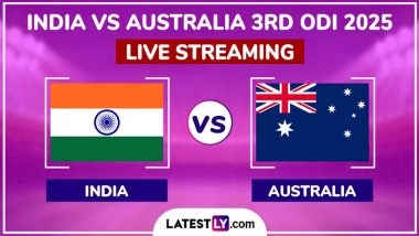 India vs Australia Free Live Streaming Online, 3rd ODI 2025: How To Watch IND vs AUS Cricket Match Live Telecast on TV?
