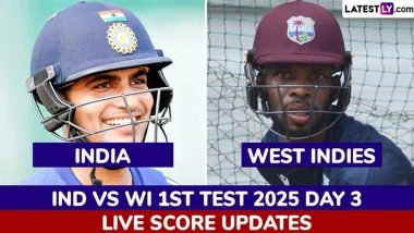IND Win By An Innings and 140 Runs | India vs West Indies Highlights of 1st Test 2025 Day 3: Ravindra Jadeja's All-Round Show Sees Shubman Gill and Co Take 1-0 Lead