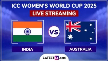India Women vs Australia Women Free Live Streaming Online of ICC Women’s Cricket World Cup 2025: How To Watch IND-W vs AUS-W CWC Match Free Live Telecast in India?