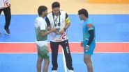 India U-18 Kabaddi Team Captain Ishant Rathee Avoids Handshake With Pakistani Counterpart in Asian Youth Games 2025; Indians Secure Third Victory Of Competition By Beating Arch-Rivals (Watch Video)