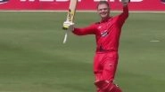 On This Day in 2023: Jake Fraser-McGurk's 29-Ball Hundred Breaks AB de Villiers' Fastest Century in List A Cricket Record During SOA vs TAS Marsh Cup Match