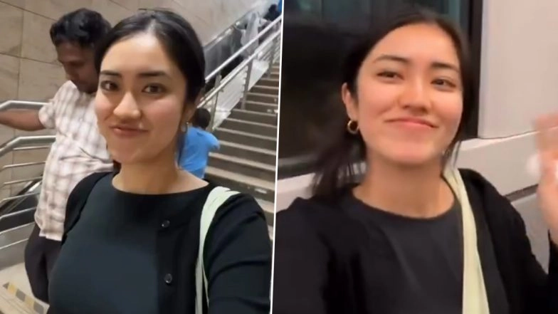 'I Felt Like I Was Back in Japan': Japanese Expat Shares Experience of Travelling by Mumbai Metro Line 3, Calls Aqua Line Services 'Clean, Safe, and Perfectly on Time' (Watch Video)