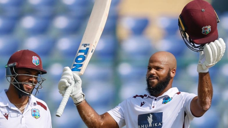 John Campbell Scores His Maiden Century in Test Cricket, Achieves Feat During IND vs WI 2nd Test 2025